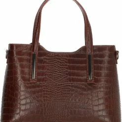 Top 10 🌟 Nieuw 🤩 Charm London Elisa Shopper Donkerbruin II ⌛ 🤩 -Tassen-dames Verkoop 550x613