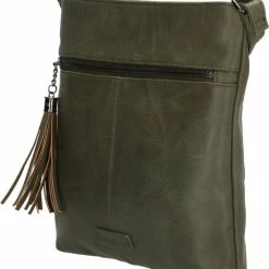 Aanbiedingen 💯 Coupon 🛒 Enrico Benetti Caen Schoudertas - Olijfgroen 🔔 👍 -Tassen-dames Verkoop 550x617 2