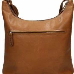 Promo 🎉 Hete verkoop ⭐ Saccoo Kleine Schoudertas / Crossbody Tas Dames - Leer - Caracas - Cognac 🛒 👍 -Tassen-dames Verkoop 550x625 4