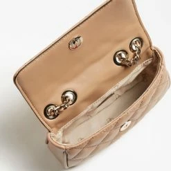 Groothandel 😍 Hete verkoop 😍 Guess Cessily Mini Dames Crossbodytas - Beige 🌟 🥰 -Tassen-dames Verkoop 550x625 5