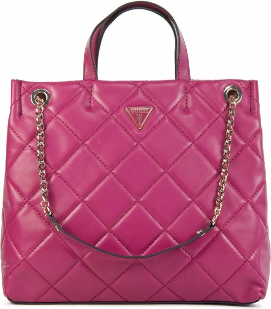 Goedkoopste β Hete verkoop π₯° GUESS Schoudertassen Dames / Handtas - Leer - Cessily Shopper - Fuchsia βοΈ π 1 Goedkoopste β Hete verkoop π₯° GUESS Schoudertassen Dames / Handtas - Leer - Cessily Shopper - Fuchsia βοΈ π