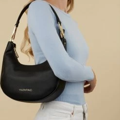 Coupon 🎁 Flash-uitverkoop 😉 Valentino Bags Goulash Dames Schoudertas - Zwart ✨ 🧨 -Tassen-dames Verkoop 550x628 9