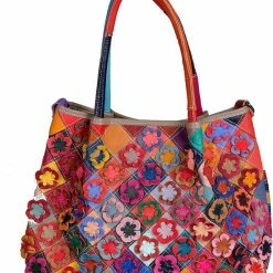 Hete verkoop ⭐ Top 10 ⭐ Viabologna - Dames Handtas - Multicolour 👍 🔥