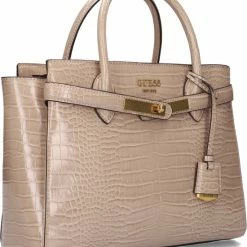Beste Pirce ๐งจ Aanbiedingen ๐ Guess Enisa High Society Satchel Handtassen - Taupe ๐ ๐ 30 Beste Pirce ๐งจ Aanbiedingen ๐ Guess Enisa High Society Satchel Handtassen - Taupe ๐ ๐ -Tassen-dames Verkoop 550x644 2