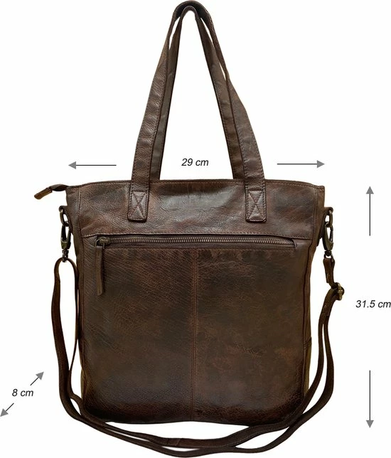 Promo π Promo π€© Arrigo Dames Tas Shopper Model Met Kort En Lang Hengsel – Bruine Dames Shopper – Shopper Leer Bruin π― π 7 Promo π Promo π€© Arrigo Dames Tas Shopper Model Met Kort En Lang Hengsel – Bruine Dames Shopper – Shopper Leer Bruin π― π - Afbeelding 7