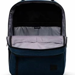Beste Verkoop 😉 Aanbiedingen 😉 Herschel Tech Division | Tech Daypack - Ensign Blue Crosshatch / Minimalistische Business Rugzak / 20L Opbergvolume / 16" Laptopsleeve, Vakje In Schouderbanden Voor Airpods, Kan Op Trolley Trekstang Worden Geschoven / Levenslange Garantie (limited) - Blauw 💯 😍 -Tassen-dames Verkoop 550x647 7