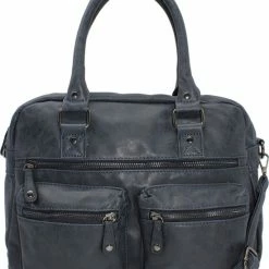 Aanbiedingen 💯 Groothandel 🎁 Nuba Design - Western Bag - Schoudertas / Handtas / Shopper - Dames Tas - Grote Formaat - Blauw ✔️ 🔥