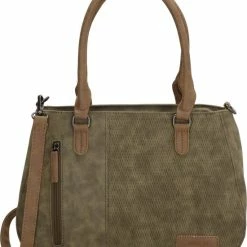 Goedkoop 🎁 Nieuw 😀 Beagles Brunete Handtas - Olijfgroen ✔️ 🛒