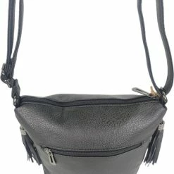 Hete verkoop 🥰 Korting 🎁 Flora & Co Crossbodytas Met Extra Handige Zijvakjes Met Rits Zwart 💯 😉 -Tassen-dames Verkoop 550x660 8