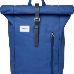 Nieuw β Hete verkoop π Sandqvist Dante Blue With Blue Leather Rugzak SQA1691 Blauw, Duurzaam 15 Inch 𧨠π