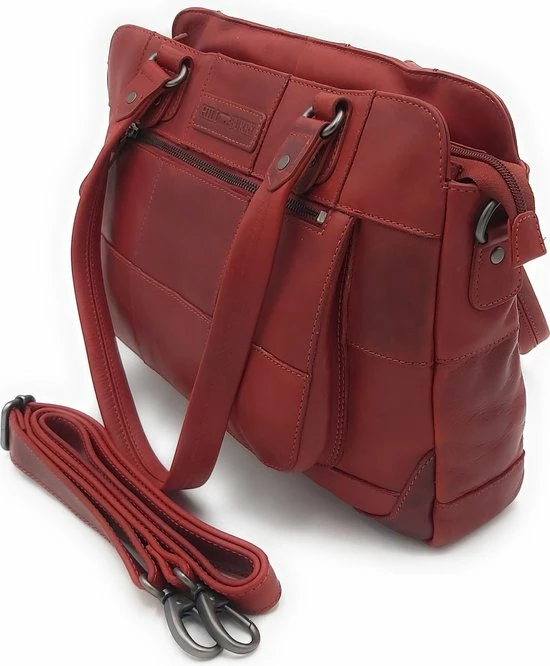 Nieuw โ Top 10 ๐ฅฐ Hillburry Hill Burry – VB100111 -3197 - Echt Lederen - Dames - Checkered ๐ ๐ Handbag - Stevig - Chique - Uitstraling - Vintage Leder- Rood ๐ ๐ 6 Nieuw โ Top 10 ๐ฅฐ Hillburry Hill Burry – VB100111 -3197 - Echt Lederen - Dames - Checkered ๐ ๐ Handbag - Stevig - Chique - Uitstraling - Vintage Leder- Rood ๐ ๐ - Afbeelding 6