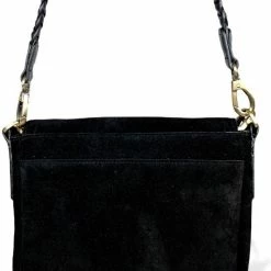 Beste deal 👏 Beste Verkoop 🔥 DSTRCT Kleine Schoudertas / Crossbody Tas Dames - Leer - Portland Road - Zwart ✨ 😉 -Tassen-dames Verkoop 550x669