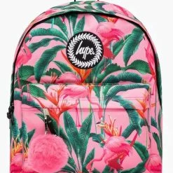 Flash-uitverkoop ✨ Flash-uitverkoop ⭐ Hype Pink Flamingo Rainforest 🎒 🎒 Backpack - Rugtas ✨ 😀 -Tassen-dames Verkoop 550x670 2
