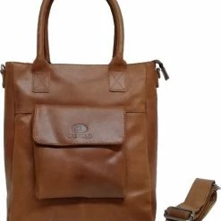 Begroting ⭐ Goedkoopste 🤩 Castillo - Leren Shopper - 13,3 Inch - Tibu - Cognac 🧨 🎉 -Tassen-dames Verkoop 550x675 3