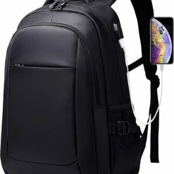 Gloednieuw 🛒 Beste Pirce 😍 Pro-Care Rugtas/Backpack Antidiefstal - Waterproof Oxford Fabric - 2 USB Aansluitingen - Tot 15.6inch Laptop - Extra Ventilatie - Voor Werk, School Of Reizen - Heren/Dames Met Rits - Donkerblauw 😉 🔔