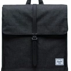 Top 10 🤩 Nieuw 👏 Herschel City Mid-Volume - Black Crosshatch/Black / Prachtige Rugzak Met 1 Magnetische Sluiting, Intern Opbergvak En 14L Opbergruimte / Met Levenslange Fabrieksgarantie / Limited Lifetime Warranty / Zwart ⌛ ✔️ -Tassen-dames Verkoop 550x678 3