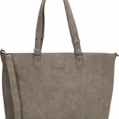 Begroting 💯 Beste deal ❤️ Enrico Benetti Kate Shopper 15,6 Inch (34.5x19.4 Cm) - Middengrijs 😀 ⭐ -Tassen-dames Verkoop 550x679 3