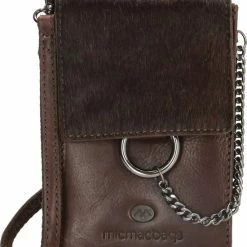 Beste deal 🔥 Aanbiedingen ✨ Micmacbags Mendoza Telefoontasje - Donkerbruin 🔥 🎉