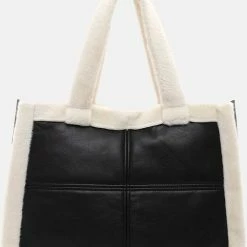 Promo 👍 Hete verkoop 🧨 Emily & Noah Ivana Shopper Black/beige 😍 🛒