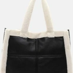 Promo 👍 Hete verkoop 🧨 Emily & Noah Ivana Shopper Black/beige 😍 🛒 -Tassen-dames Verkoop 550x698 1