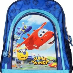 Goedkoop 🛒 Aanbiedingen ✔️ Super Wings Kids Kleine Rugtas Blauw - Officiële Merchandise 🔔 😀 -Tassen-dames Verkoop 550x711