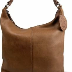 Promo 🎉 Hete verkoop ⭐ Saccoo Kleine Schoudertas / Crossbody Tas Dames - Leer - Caracas - Cognac 🛒 👍 -Tassen-dames Verkoop 550x723 2