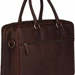 Begroting 😉 Aanbiedingen 🌟 Burkely Antique Avery Unisex Laptoptas 15.6'' - Cognac 😍 💯 -Tassen-dames Verkoop 550x725 1