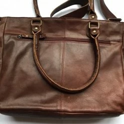 Top 10 ⭐ Beste recensies van 🔔 Bag2Bag Lederen Laptoptas - Shopper Victoria Met Koeienvacht 🔔 💯 -Tassen-dames Verkoop 550x733 23