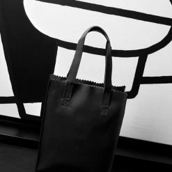 Beste Verkoop 👍 Top 10 😍 MYOMY Schoudertas Hunter Leer - Zwart 👏 🔔 -Tassen-dames Verkoop 550x733 50