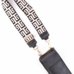 Groothandel ๐ Goedkoop ๐คฉ Merkloos Leren Telefoontasje - Portemonnee - Zwart - Monochroom ๐ฅ โค๏ธ