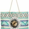 Korting ⭐ Goedkoop ✨ Byron Bay Beach Bag Aztec Colour 👍 💯
