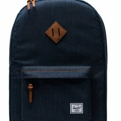 Groothandel ⌛ Korting 💯 Herschel Heritage - Indigo Denim / Rugzak - Schooltas - Laptoptas / 15" Laptopvak - 21.5L Opbergruimte / Met Levenslange Fabrieksgarantie / Limited Lifetime Warranty / 👖 👖 Jeans 🌟 🥰