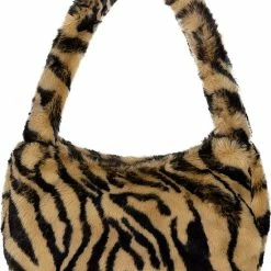 Goedkoop 👍 Gloednieuw ✨ Yehwang Handtas Zebra Print - Bruin - Zwart - Dierenprint - Tas ✨ 👍
