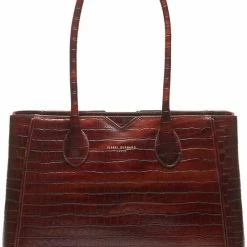 Kopen 🎁 Beste Pirce 👏 Isabel Bernard Honoré Dames Handtas Leer - Bruin 💯 🧨 -Tassen-dames Verkoop 550x751 7