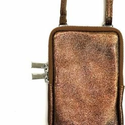 Top 10 ✨ Goedkoopste 🔥 Joss Modeaccessoires Leren Schoudertas Metallic - Leder - Telefoontasjes - Koper ⌛ ❤️