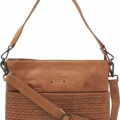 Nieuw 🎁 Beste recensies van ✔️ DR Amsterdam Hand / Schoudertas - Tampa Braided - Camel 🥰 🥰