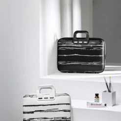 Hete verkoop ✨ Nieuw 😉 Bombata 15 Inch Laptoptas - Black&White - 15,6 - Zwart ❤️ 👍 -Tassen-dames Verkoop 550x764 10