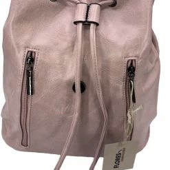 Begroting 👏 Gloednieuw ⌛ Flores Lederwaren Soepele Softpink Leren Rugzak 🎉 😀 -Tassen-dames Verkoop 550x767