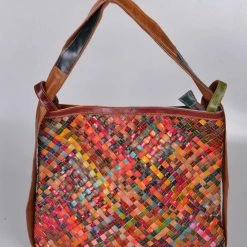 Hete verkoop 💯 Korting 🧨 Viabologna Coulourbags Viabologna Rugzak-tas Gekleurd Leer Model Torreta 💯 💯