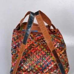 Hete verkoop 💯 Korting 🧨 Viabologna Coulourbags Viabologna Rugzak-tas Gekleurd Leer Model Torreta 💯 💯 -Tassen-dames Verkoop 550x770 15