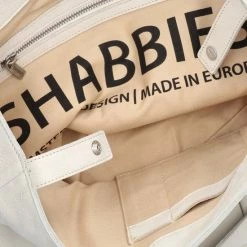 Beste Pirce 😉 Korting 🧨 Shabbies Amsterdam Shabbies Grote Schoudertas / Crossbody Tas Dames - Leer - Nubuck Leather - Beige 💯 ⌛ -Tassen-dames Verkoop 550x785 4