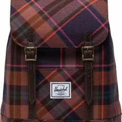 Gloednieuw 👏 Kopen 👏 Herschel Plaid | Retreat Mini - Slate Rose Plaid / Nieuw Voor 2022 - Gemaakt Van Gerecycleerde PET Flessen - Damesrugzak - Met Interne Opberghoes En Magnetische Sluiting / Met Levenslange Fabrieksgarantie / Limited Lifetime Warranty / Multi 👏 👍