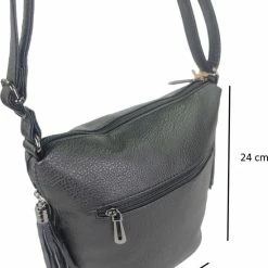 Hete verkoop 🥰 Korting 🎁 Flora & Co Crossbodytas Met Extra Handige Zijvakjes Met Rits Zwart 💯 😉 -Tassen-dames Verkoop 550x791 5