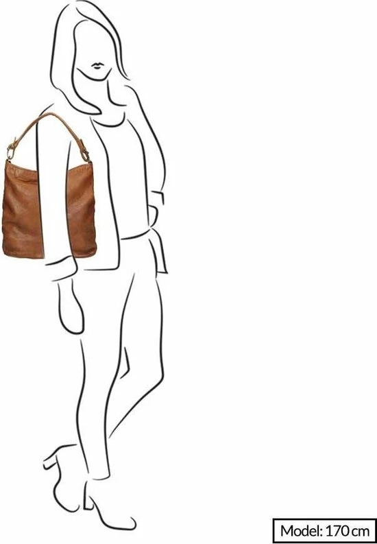 Beste Verkoop โจ Coupon ๐ Bear Design Tess Leren Hobotas / Schoudertas - Cognac โค๏ธ โจ 2 Beste Verkoop โจ Coupon ๐ Bear Design Tess Leren Hobotas / Schoudertas - Cognac โค๏ธ โจ - Afbeelding 2