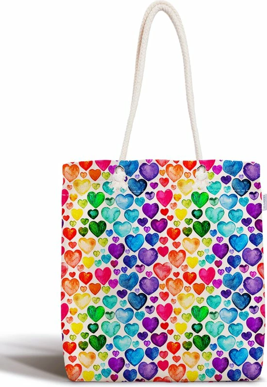 Goedkoop βοΈ Nieuw π€© De Groen Home Strandtas Pride Kleuren Hartjes - Schoudertas - Hobbytas - 45x50 - Rainbow Regenboog - Dames Tas Met Rits - Canvas Damestassen β π 1 Goedkoop βοΈ Nieuw π€© De Groen Home Strandtas Pride Kleuren Hartjes - Schoudertas - Hobbytas - 45x50 - Rainbow Regenboog - Dames Tas Met Rits - Canvas Damestassen β π