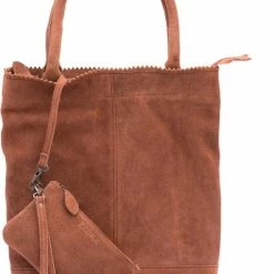 Flash-uitverkoop 😉 Korting ⌛ Zebra Trends Natural Bag Kartel - Real Leather - Suede Oud Roze 🎁 😉