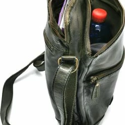 Coupon 🎁 Hete verkoop ⭐ HillBurry Stoere Schoudertas-Crossbodytas - Gewassen Leer Kaki - Veel Opbergruimte - Handig En Praktisch Voor Dagelijks Gebruik - B24 Cm X H27 Cm 🛒 🔔 -Tassen-dames Verkoop 550x806 1