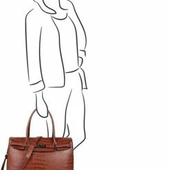 Flash-uitverkoop 🎉 Coupon ✔️ Wimona Sofia 5003 Schoudertas / Laptoptas - 15 Inch - Taupe ⌛ 🧨 -Tassen-dames Verkoop 550x811 3