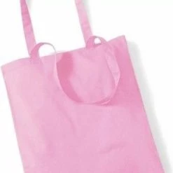 Coupon π₯° Hete verkoop π Merkloos Katoenen Tasje Lichtroze 42 X 38 Cm π π