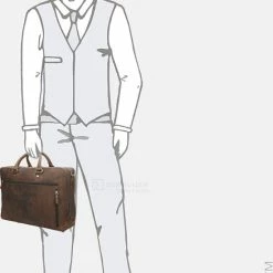 Top 10 🎉 Hete verkoop 👏 Leonhard Heyden Salisbury Briefcase 2 Compartments Brown 🔔 🎉 -Tassen-dames Verkoop 550x821